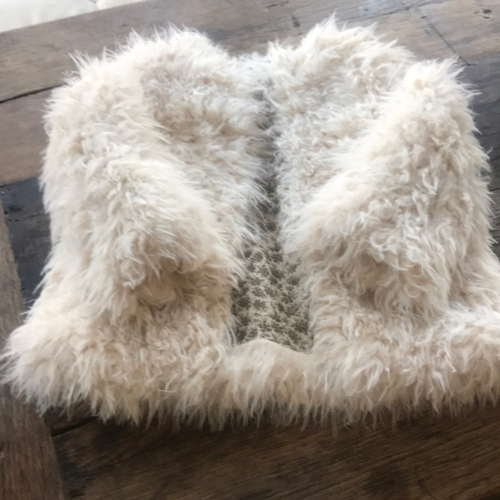 Girls furry coat - Picture 2 of 4